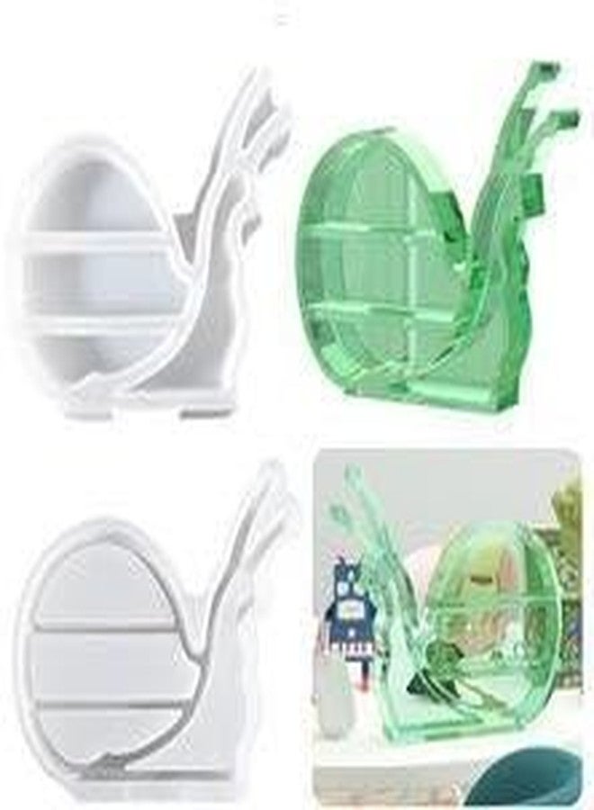 Snail-Shaped Silicone Mold for Resin | Multi-Tier Display Stand Mold for Jewelry, Keychains, Figurines | Non-Stick, Flexible, Easy Demolding DIY Craft Mold | Whimsical Organizer for HOM-Handmade Gift